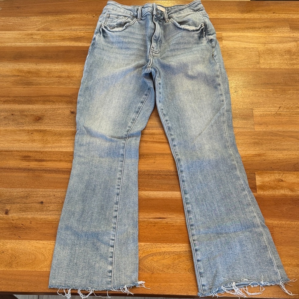 Classic Light Blue Flare Jeans